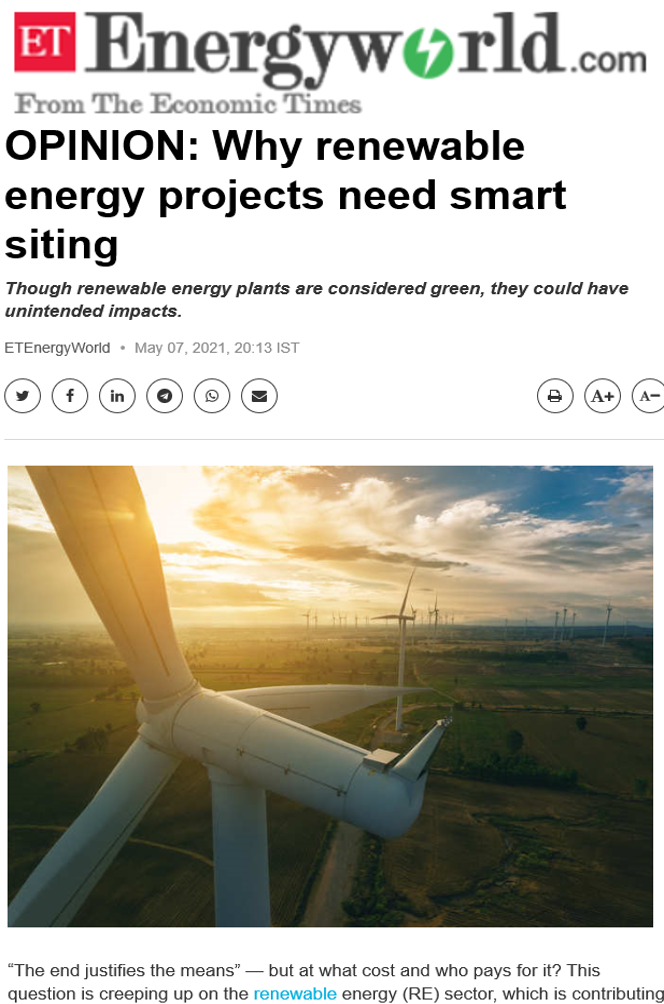 Why Renewable Energy Projects Need Smart Siting