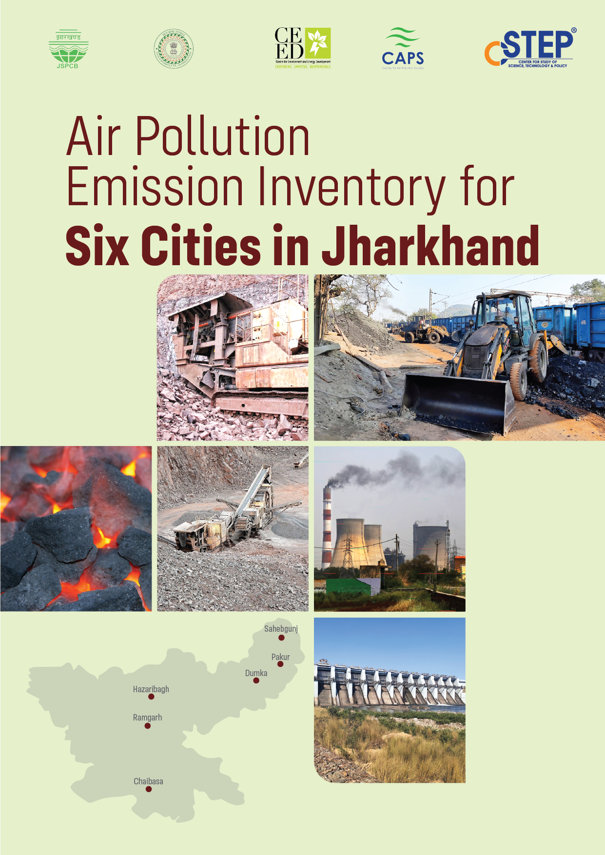 Air Pollution Emission Inventory for Six Cities in Jharkhand