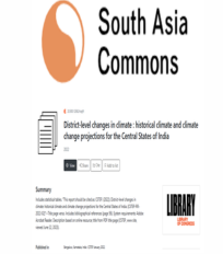 CSTEP’s report on district-level changes in climate included in South Asia Commons