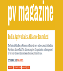 CSTEP a part of India Agrivoltaics Alliance