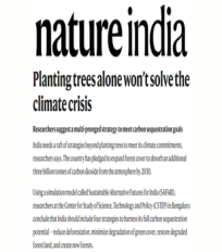 Aparna Sundaresan quoted on interventions for long-term forest management and expansion in Nature India