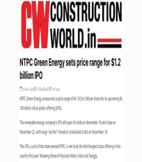 Saptak Ghosh quoted on the potential of small wind turbines in an article in Construction World