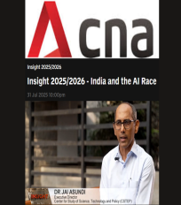 Jai Asundi spoke about AI in an interview with CNA