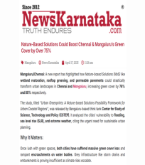 CSTEP’s report on nature-based solutions covered by News Karnataka