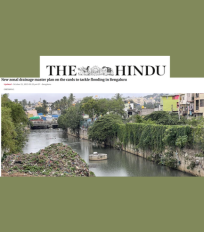 In an article by The Hindu, CSTEP and WELL Labs were acknowledged for their collaborative efforts to support the Greater Bengaluru Authority (GBA) in developing Bengaluru’s upcoming Zonal Drainage Master Plan
