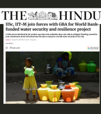 CSTEP mentioned as one of the organisations participating in the Bengaluru Water Resilience Project in an article by The Hindu