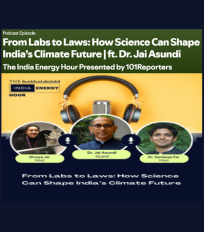 Jai Asundi featured as a guest on the podcast ‘The India Energy Hour’ and spoke about how research can shape India’s energy and climate policy for a better future
