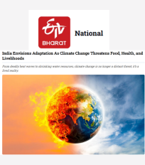 Indu Murthy highlighted how implementation pathways must reflect national contexts to allow low-carbon growth without undermining development goals, in this interview by ETV Bharat.