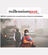 CSTEP’s partnership with the West Bengal Pollution Control Board (WBPCB) and Columbia University was mentioned in this article by the Millennium Post