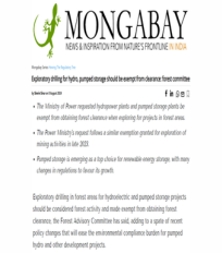 Ammu Susanna Jacob quoted on why pumped storage is the need of the hour for India