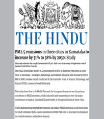 CSTEP’s Karnataka EI study covered by The Hindu