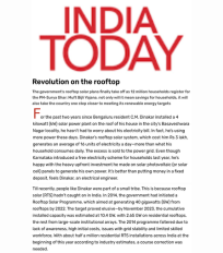 Saptak Ghosh quoted on the need to quadruple RTS capacity by 2030 in an article in India Today