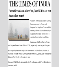 Piyush Bharadwaj quoted on how local sources contribute to Delhi–NCR’s air pollution in The Times of India