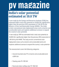 CSTEP’s study on India’s agrivoltaic potential mentioned in an article in PV magazine
