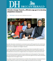 Dr Indu Murthy Quoted by Deccan Herald on the Climate Change Issue in Karnataka